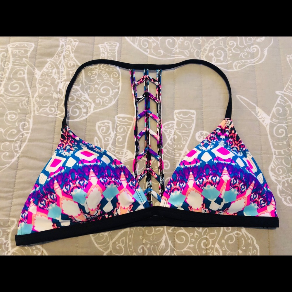 LA Hearts bikini top